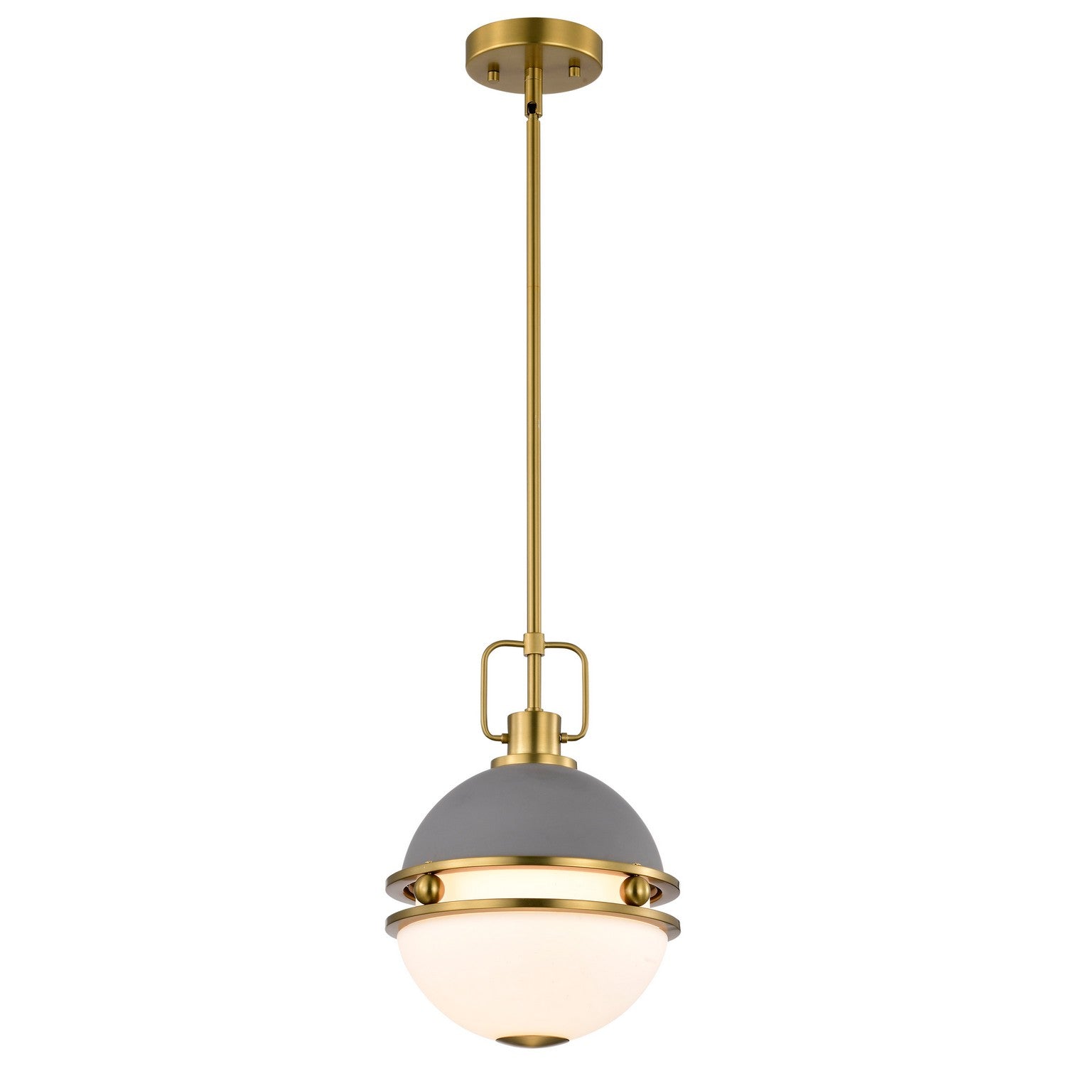 Nuvo Lighting - 60-7875 - One Light Pendant - Everton - Matte Gray