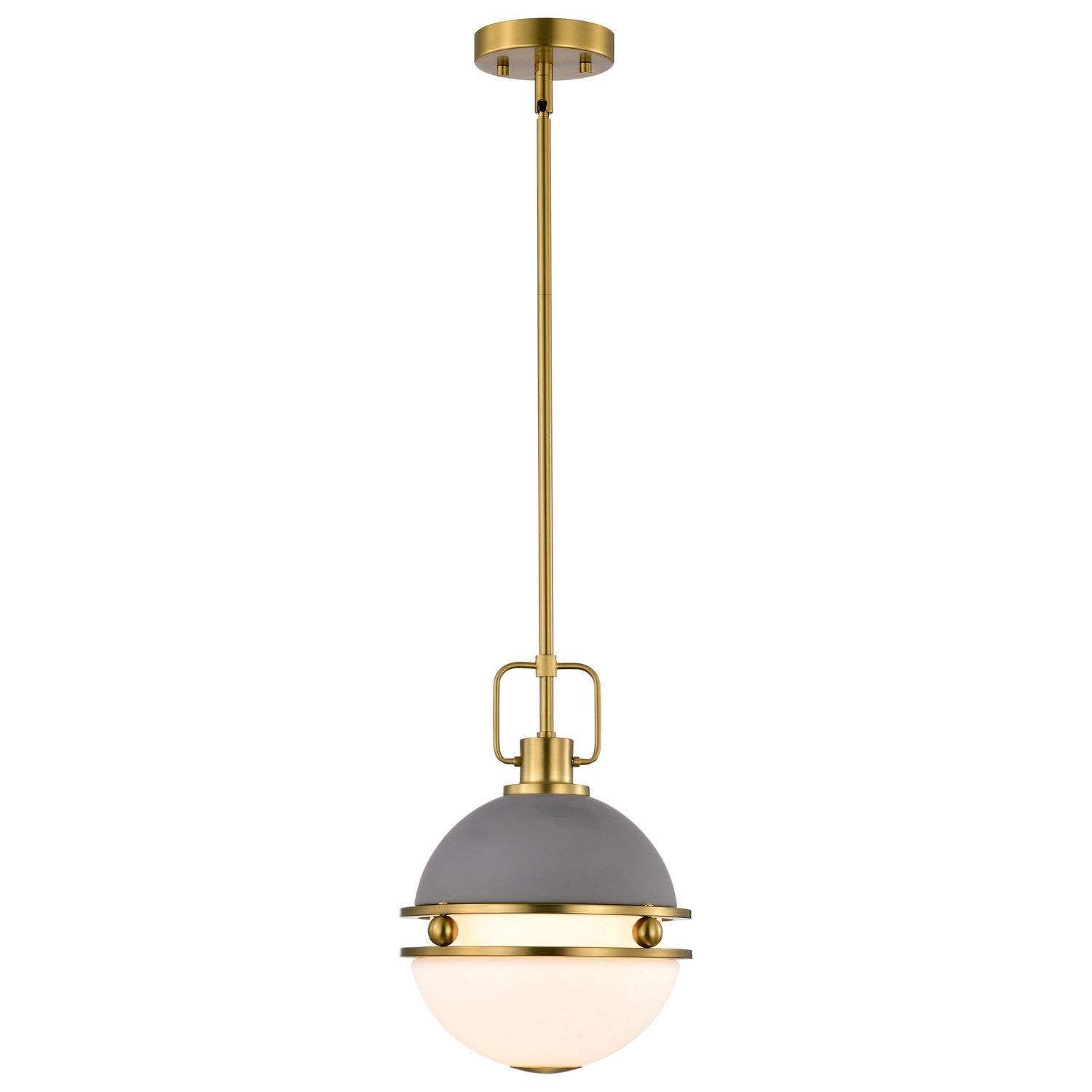 Nuvo Lighting - 60-7875 - One Light Pendant - Everton - Matte Gray