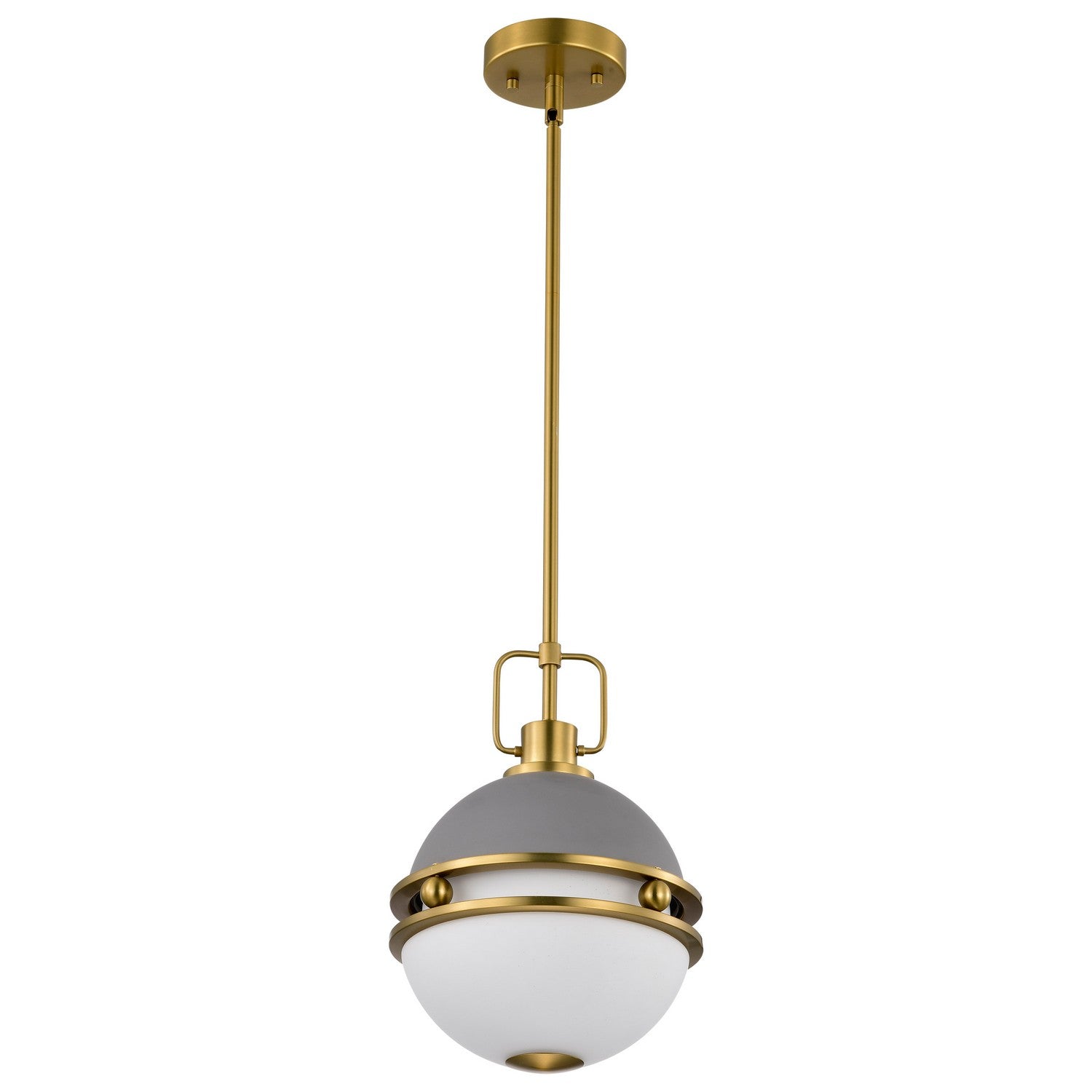 Nuvo Lighting - 60-7875 - One Light Pendant - Everton - Matte Gray