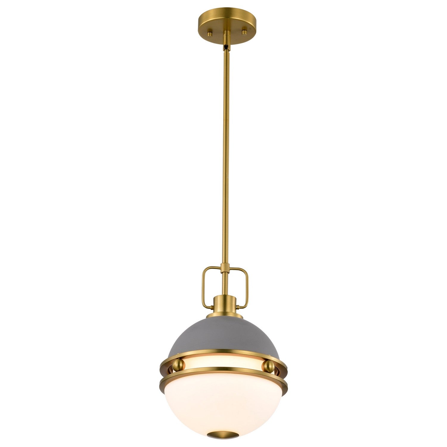 Nuvo Lighting - 60-7875 - One Light Pendant - Everton - Matte Gray