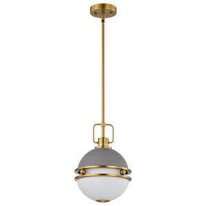 Nuvo Lighting - 60-7875 - One Light Pendant - Everton - Matte Gray