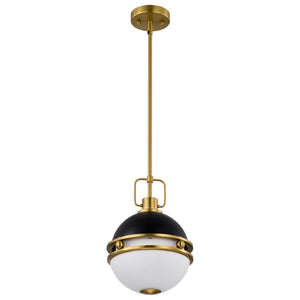 Nuvo Lighting - 60-7876 - One Light Pendant - Everton - Matte Black