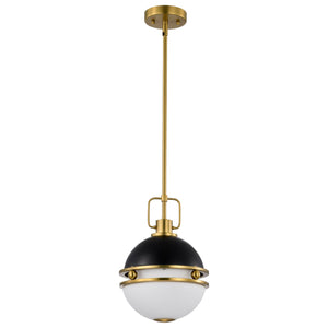 Nuvo Lighting - 60-7876 - One Light Pendant - Everton - Matte Black