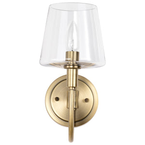 Nuvo Lighting - 60-7881 - One Light Wall Sconce - Brookside - Vintage Brass