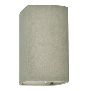 Justice Designs - CER-5950-CKC - Wall Sconce - Ambiance - Celadon Green Crackle