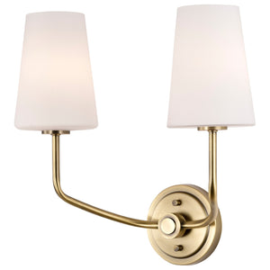 Nuvo Lighting - 60-7882 - Two Light Wall Sconce - Cordello - Vintage Brass