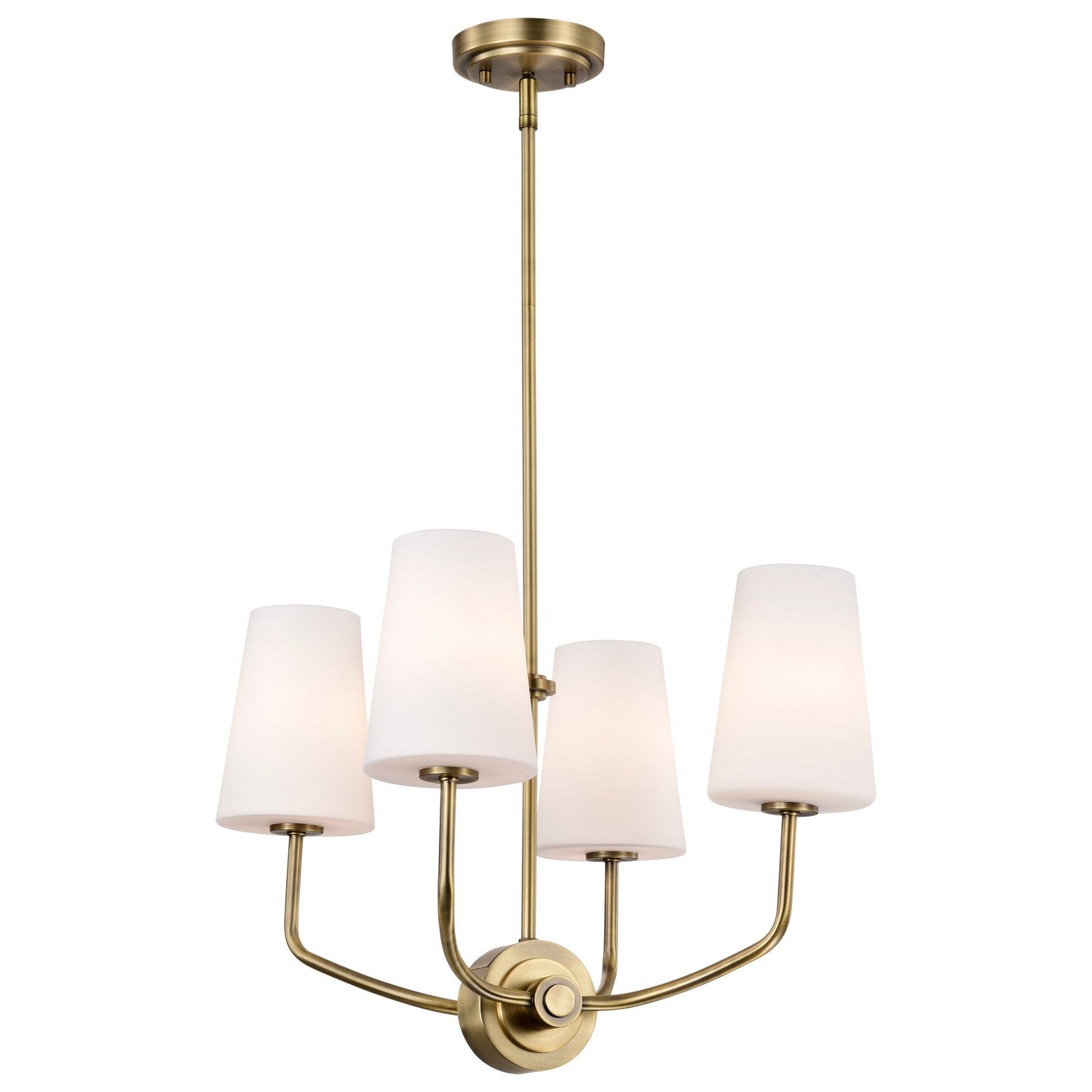 Nuvo Lighting - 60-7884 - Four Light Chandelier - Cordello - Vintage Brass