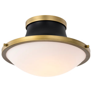 Nuvo Lighting - 60-7905 - One Light Flush Mount - Lafayette - Matte Black