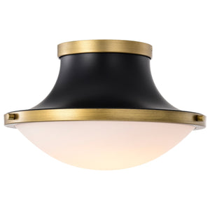 Nuvo Lighting - 60-7905 - One Light Flush Mount - Lafayette - Matte Black