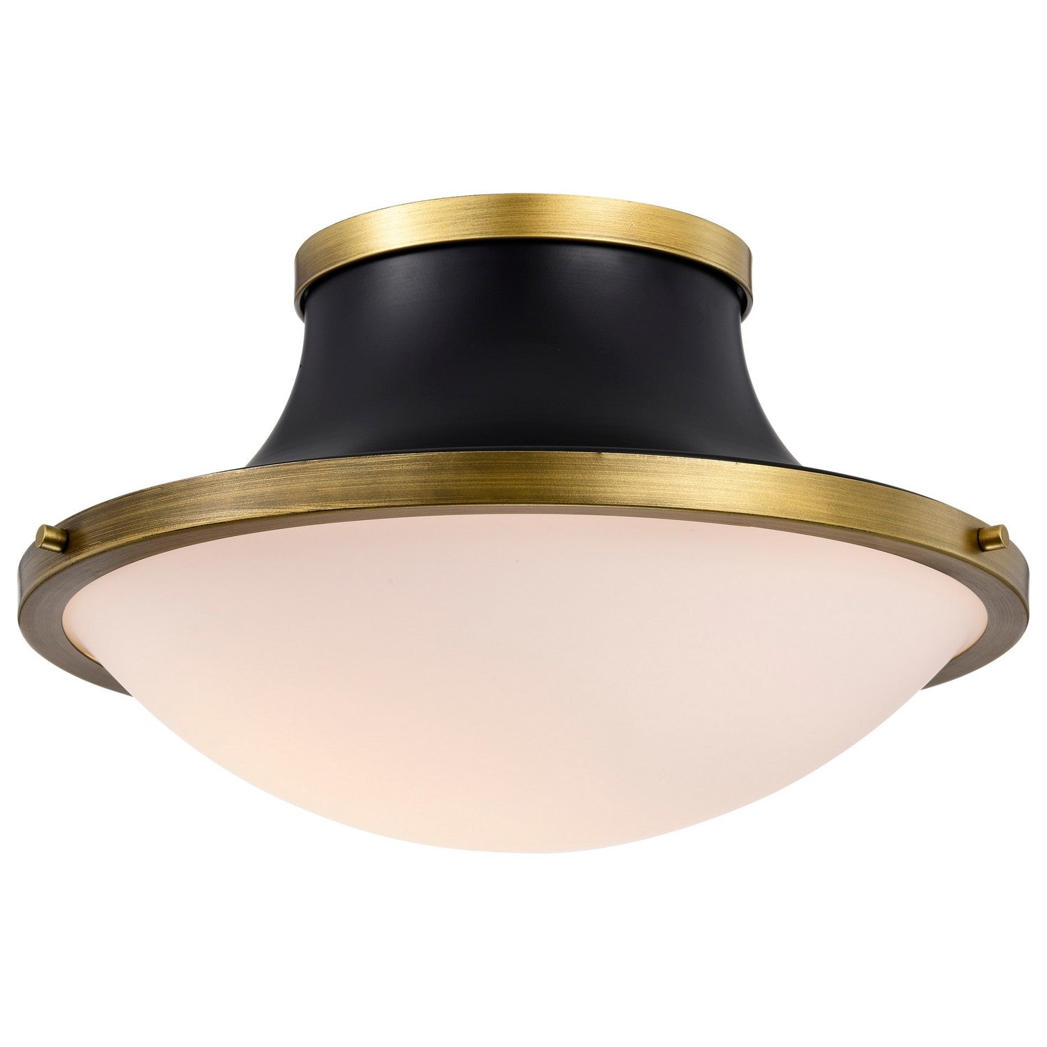 Nuvo Lighting - 60-7906 - Three Light Flush Mount - Lafayette - Matte Black