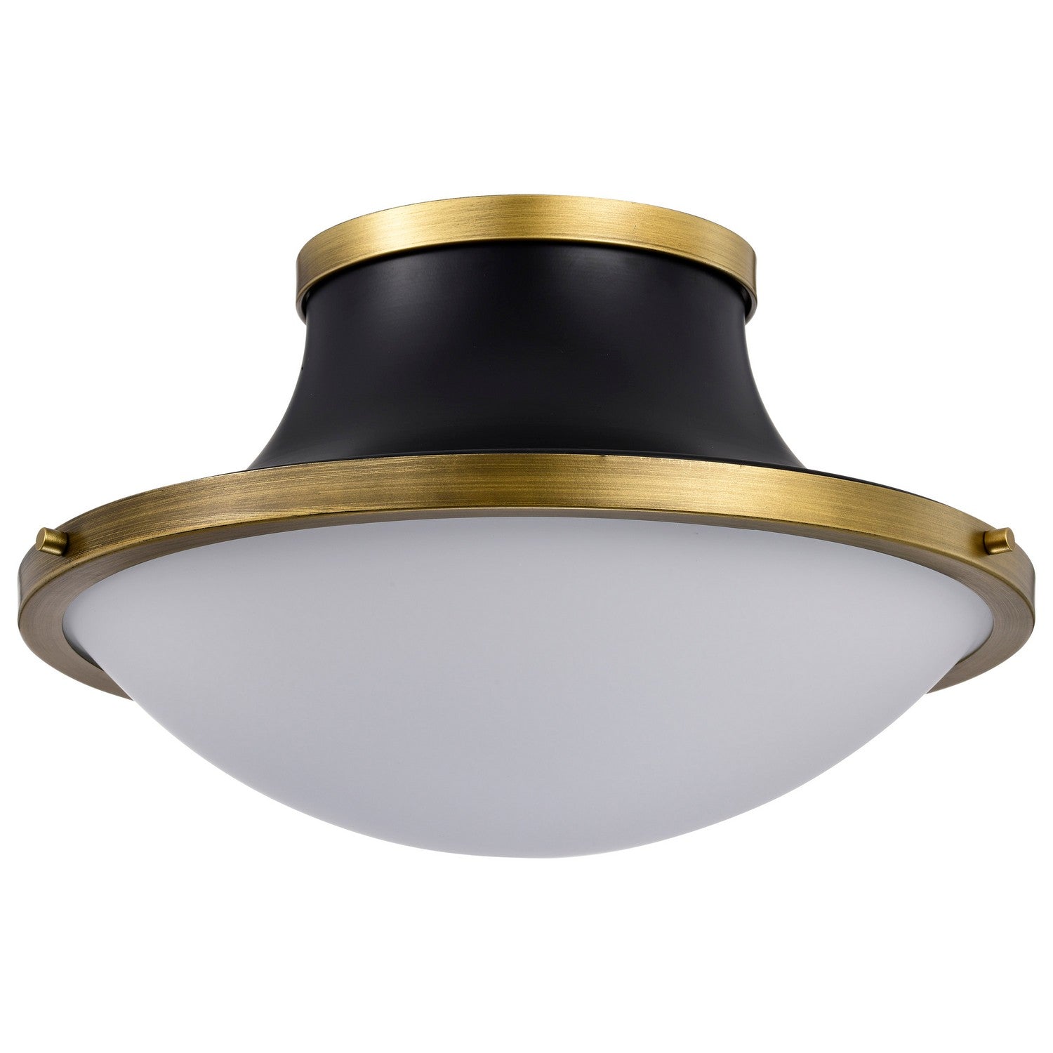 Nuvo Lighting - 60-7906 - Three Light Flush Mount - Lafayette - Matte Black