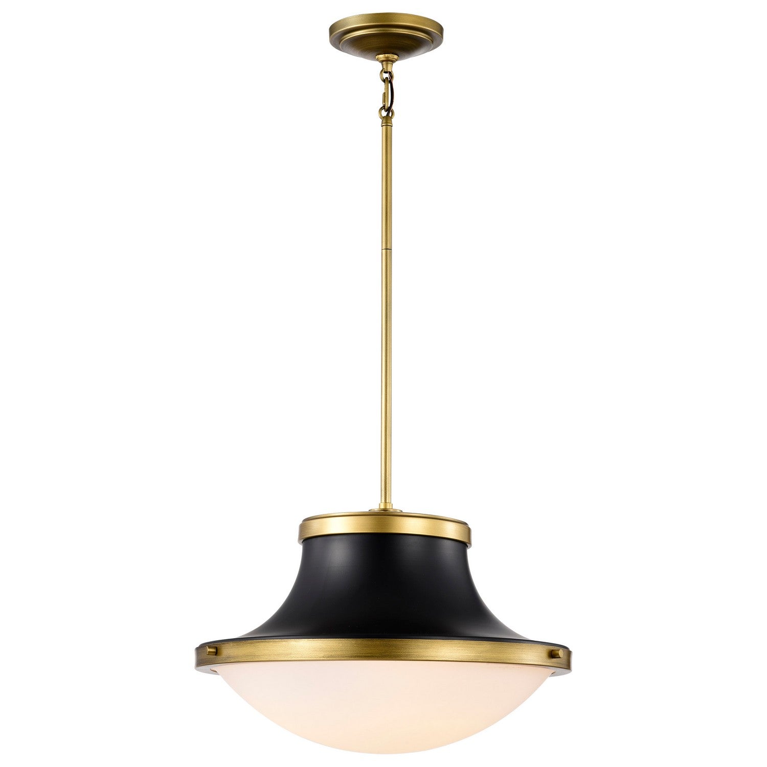 Nuvo Lighting - 60-7908 - One Light Pendant - Lafayette - Matte Black