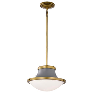 Nuvo Lighting - 60-7917 - One Light Pendant - Lafayette - Matte Gray