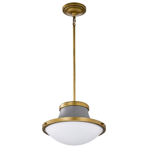 Nuvo Lighting - 60-7917 - One Light Pendant - Lafayette - Matte Gray