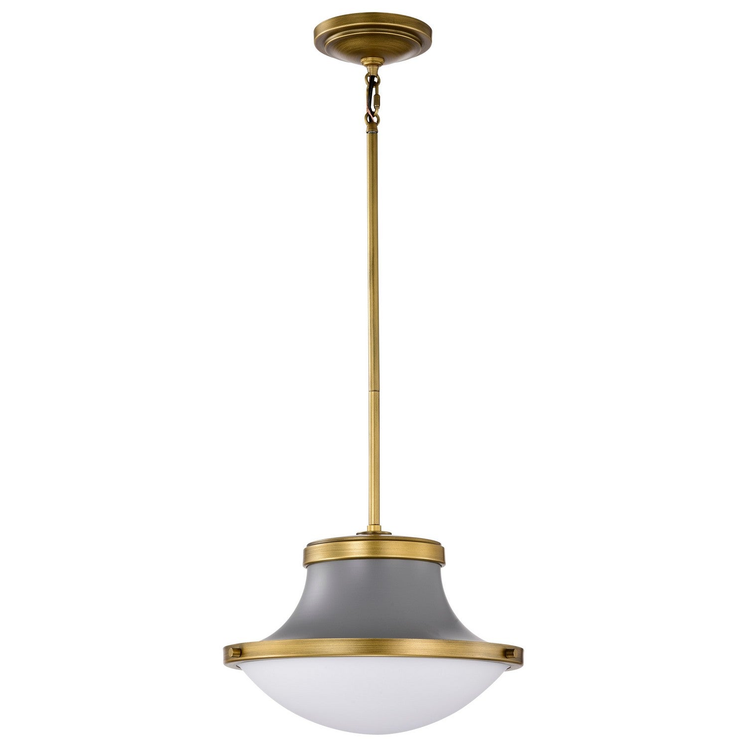 Nuvo Lighting - 60-7917 - One Light Pendant - Lafayette - Matte Gray