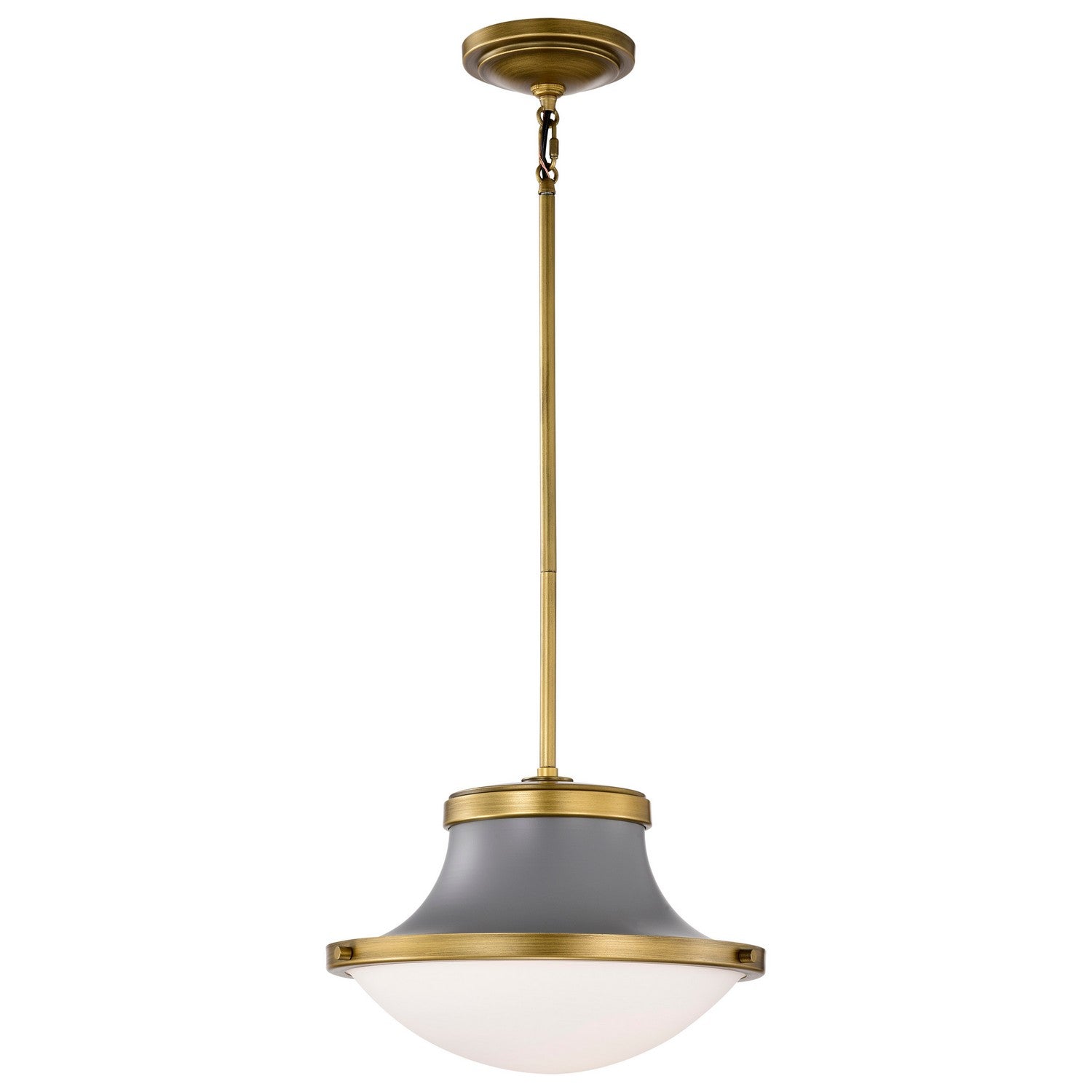 Nuvo Lighting - 60-7917 - One Light Pendant - Lafayette - Matte Gray