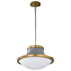 Nuvo Lighting - 60-7918 - One Light Pendant - Lafayette - Matte Gray