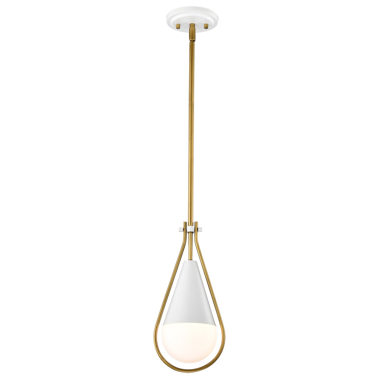 Nuvo Lighting - 60-7922 - One Light Pendant - Admiral - Matte White