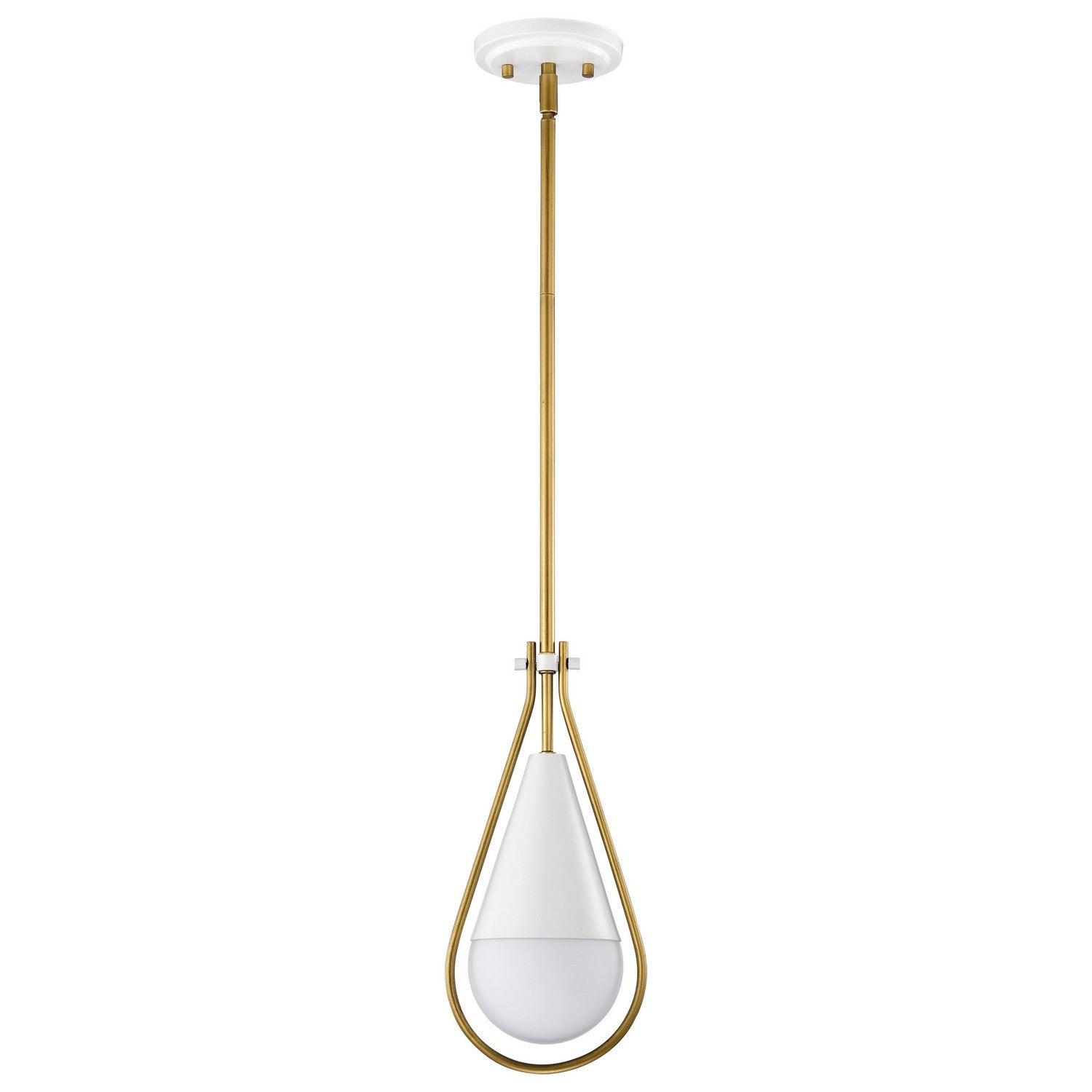 Nuvo Lighting - 60-7922 - One Light Pendant - Admiral - Matte White