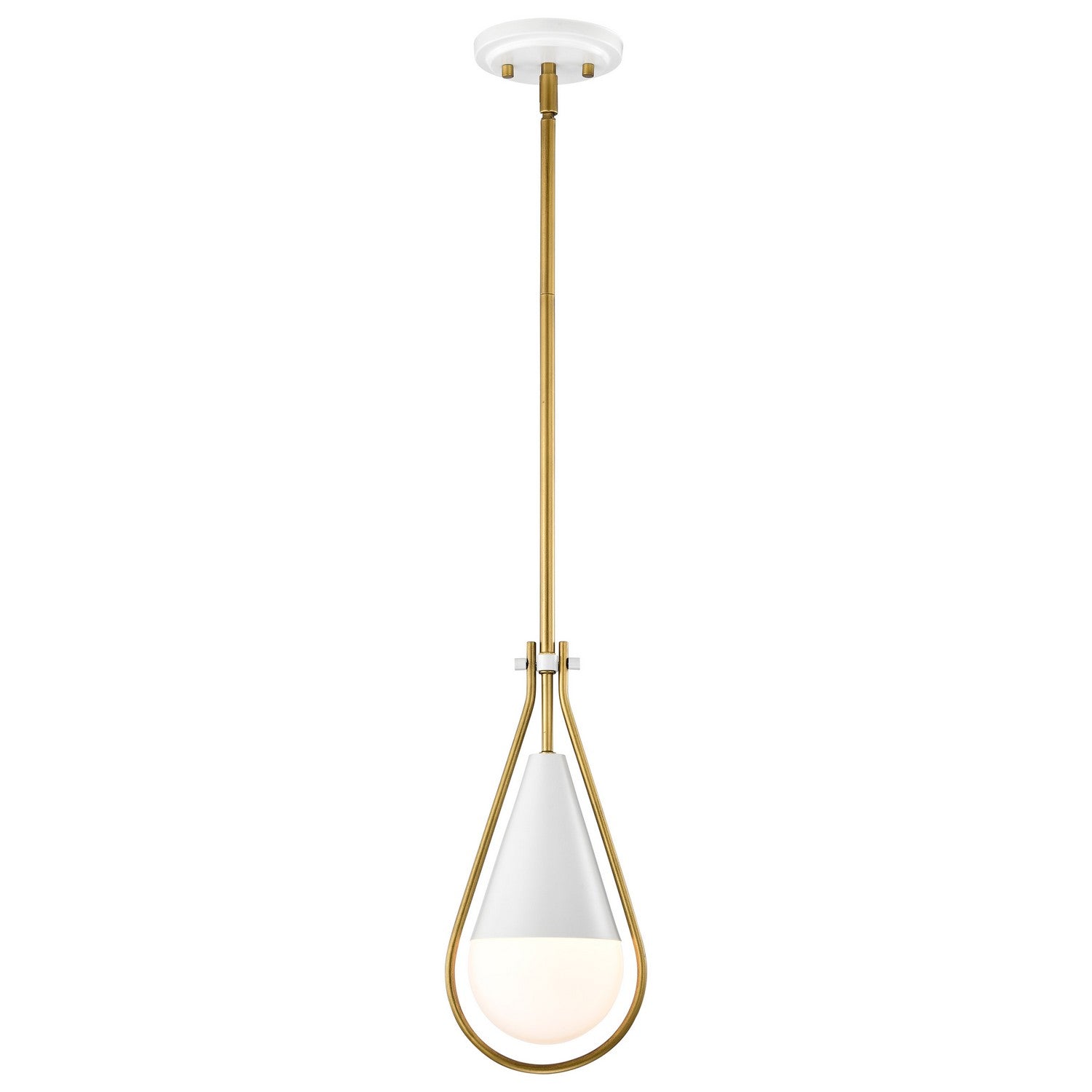 Nuvo Lighting - 60-7922 - One Light Pendant - Admiral - Matte White