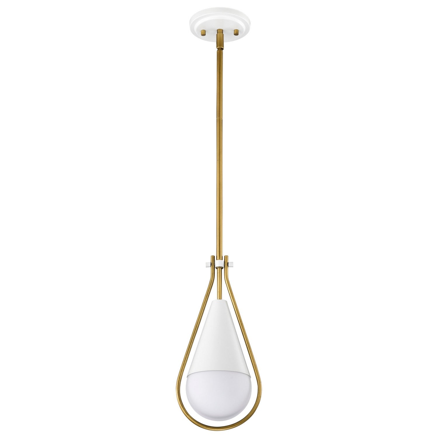 Nuvo Lighting - 60-7922 - One Light Pendant - Admiral - Matte White