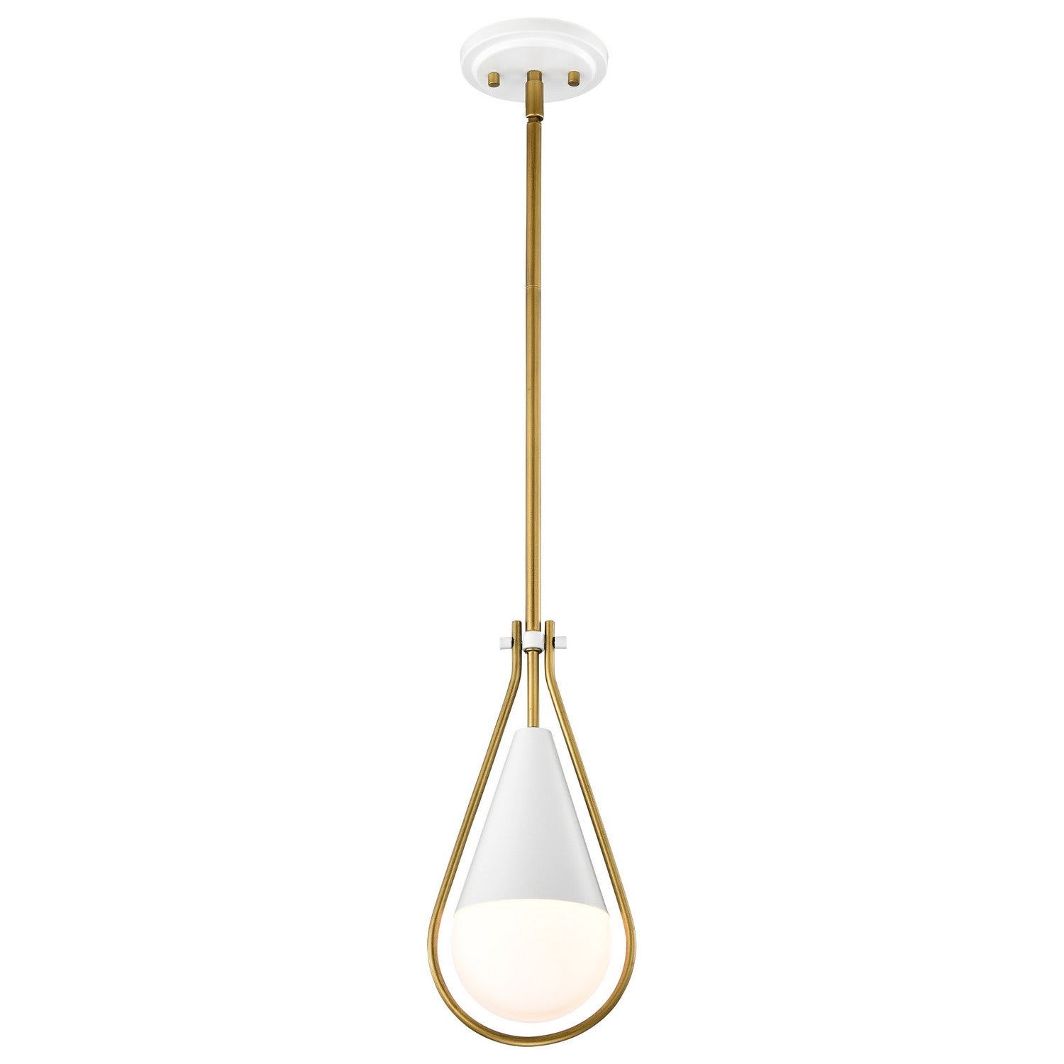 Nuvo Lighting - 60-7922 - One Light Pendant - Admiral - Matte White