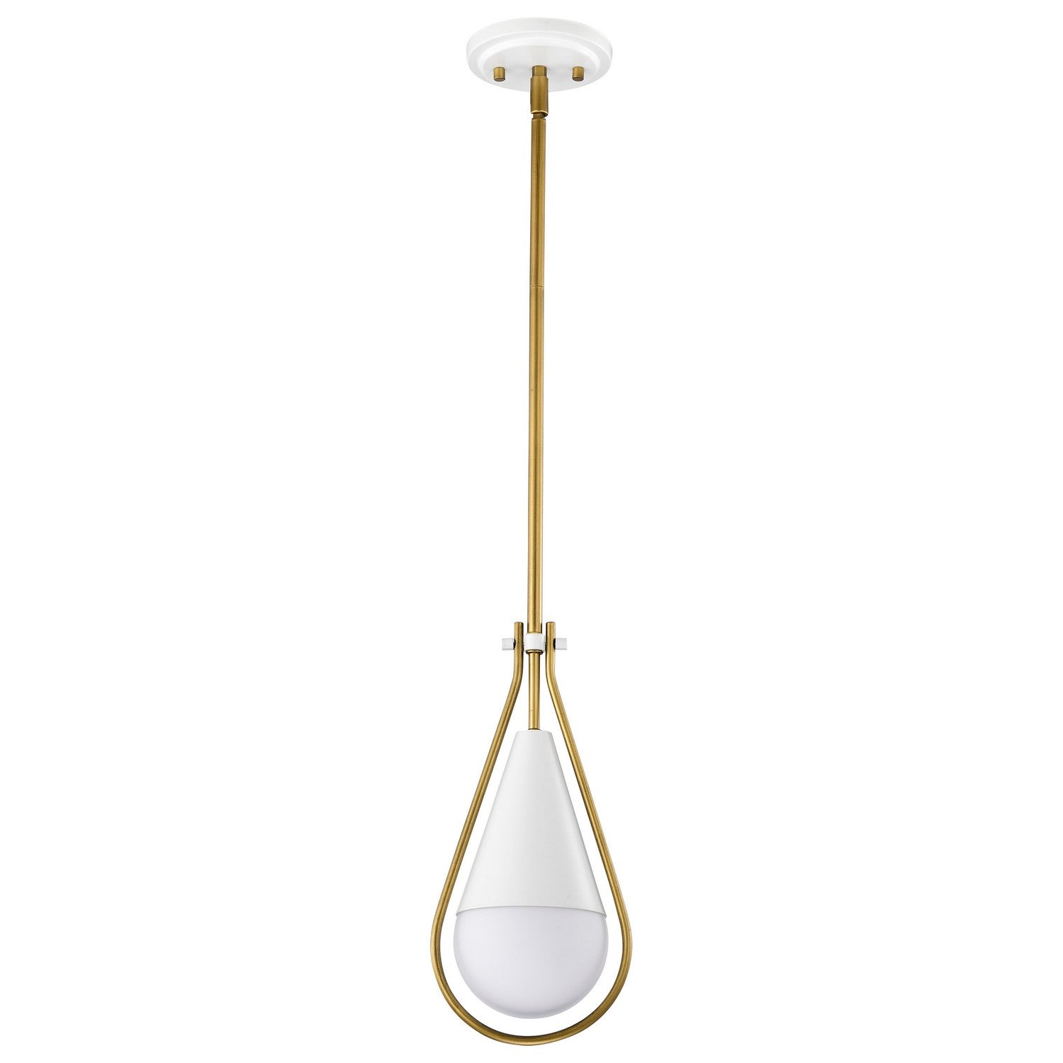 Nuvo Lighting - 60-7922 - One Light Pendant - Admiral - Matte White