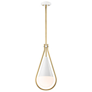 Nuvo Lighting - 60-7923 - One Light Pendant - Admiral - Matte White