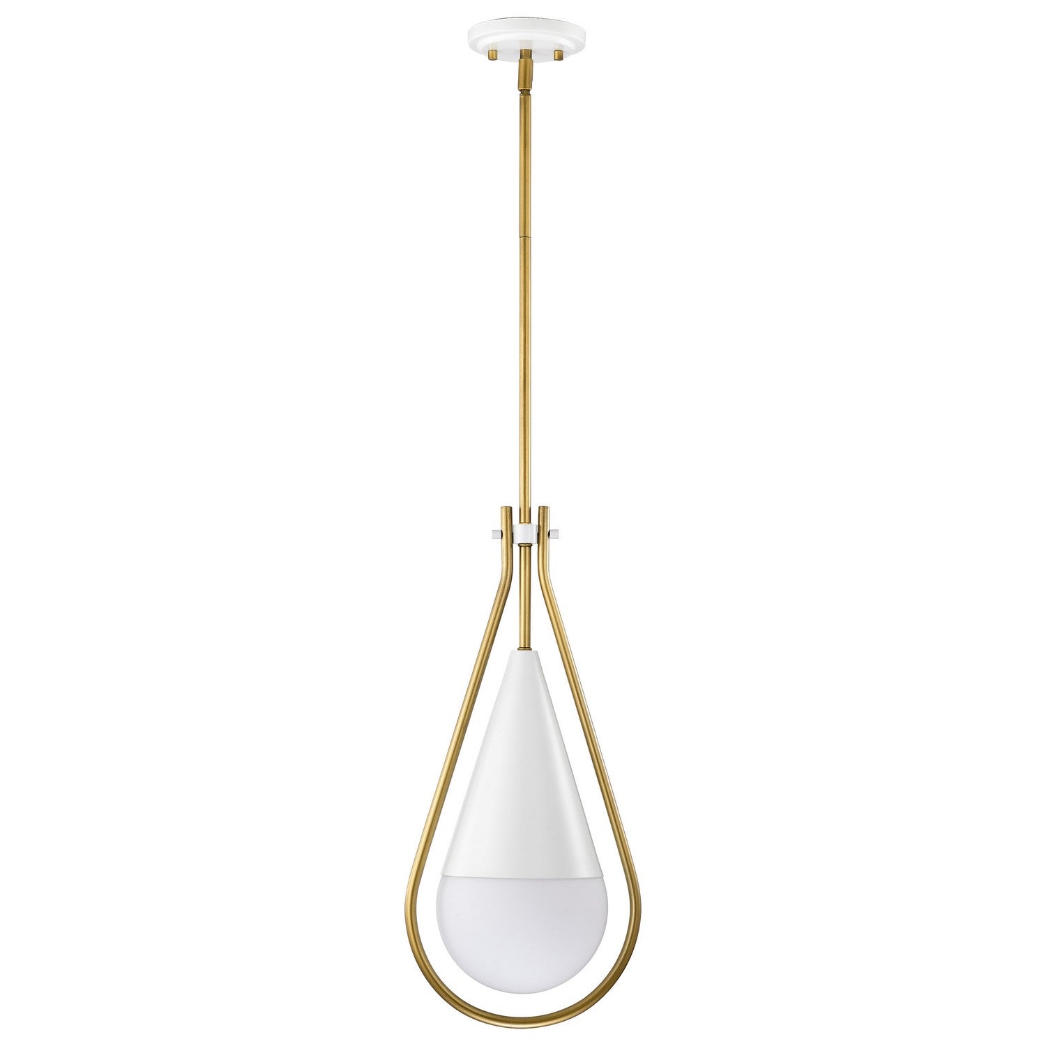 Nuvo Lighting - 60-7923 - One Light Pendant - Admiral - Matte White