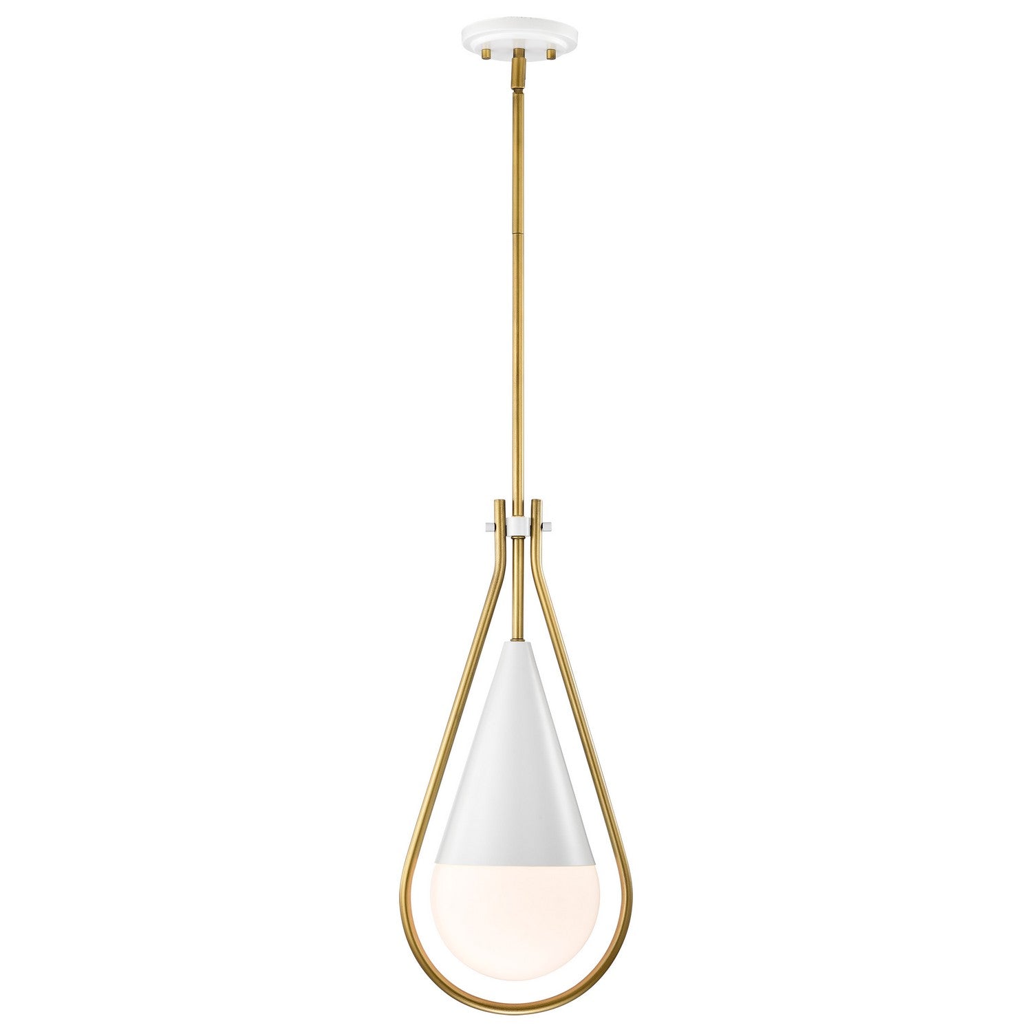 Nuvo Lighting - 60-7923 - One Light Pendant - Admiral - Matte White