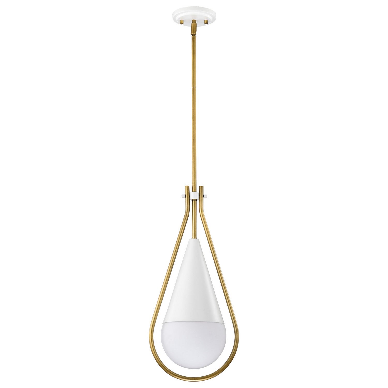 Nuvo Lighting - 60-7923 - One Light Pendant - Admiral - Matte White