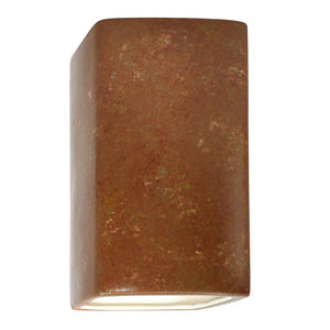 Justice Designs - CER-5950-PATR - Wall Sconce - Ambiance - Rust Patina