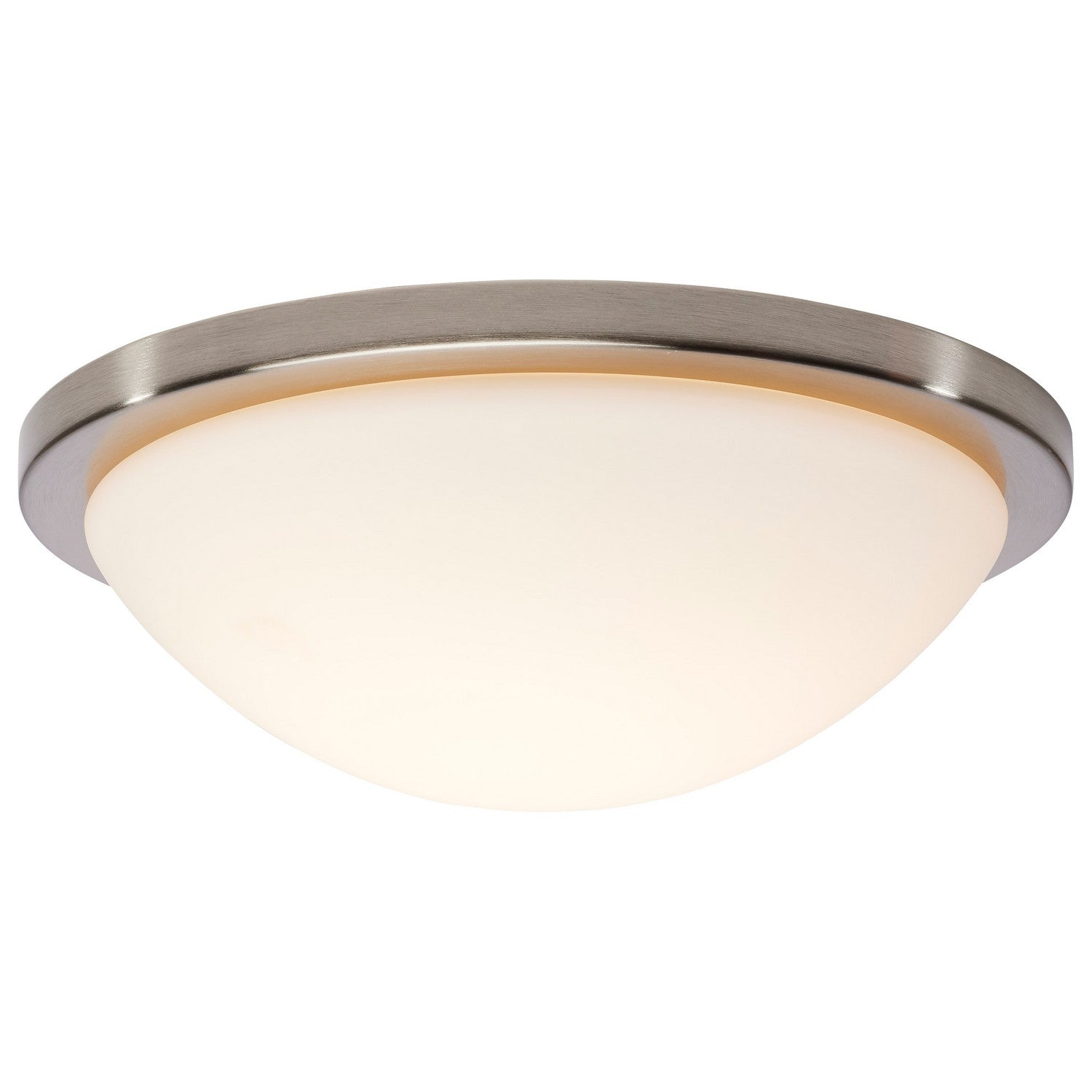 Nuvo Lighting - 62-1843 - LED Flush Mount - Button - Brushed Nickel