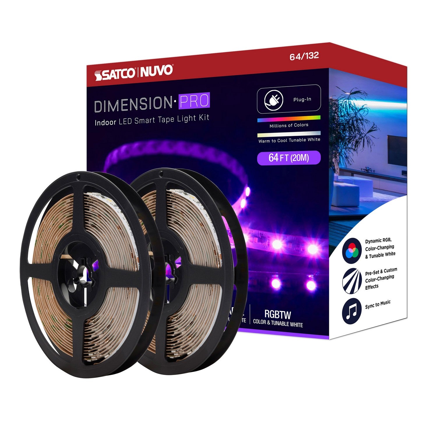 Nuvo Lighting - 64-132 - LED Tape Light Strip - White