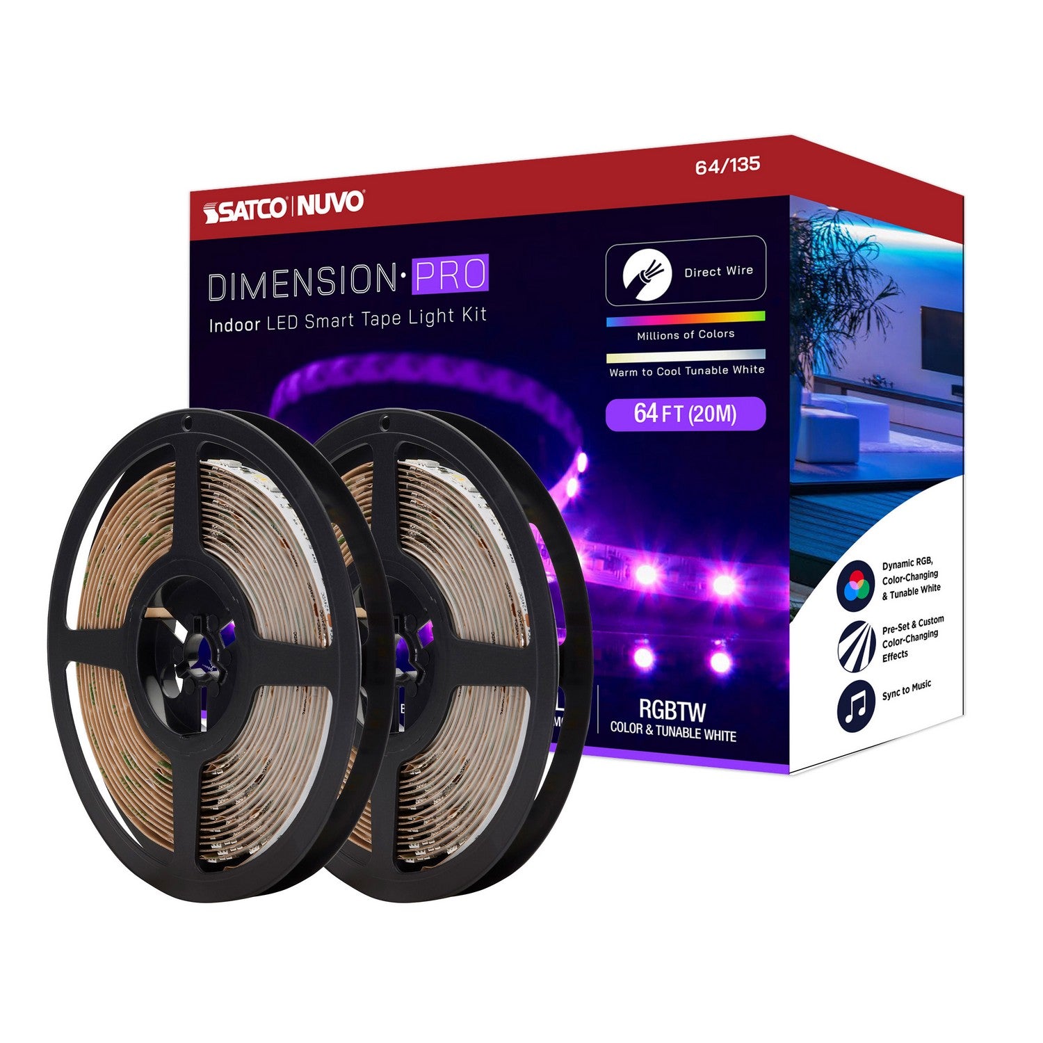 Nuvo Lighting - 64-135 - LED Tape Light Strip - White