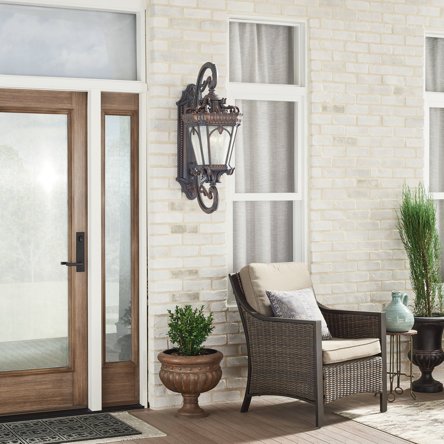 Kichler - 9359LD - Four Light Outdoor Wall Mount - Tournai - Londonderry