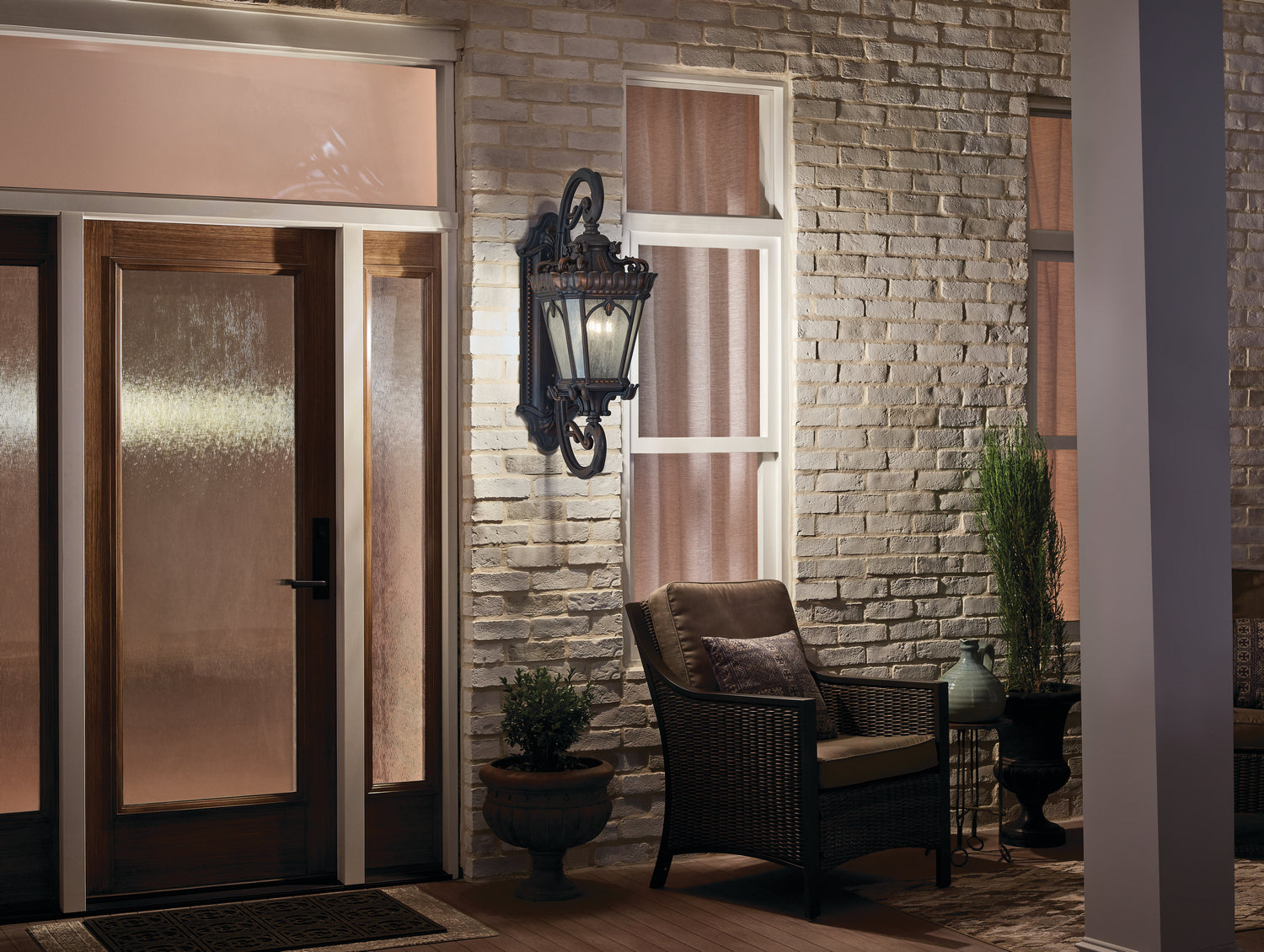 Kichler - 9359LD - Four Light Outdoor Wall Mount - Tournai - Londonderry