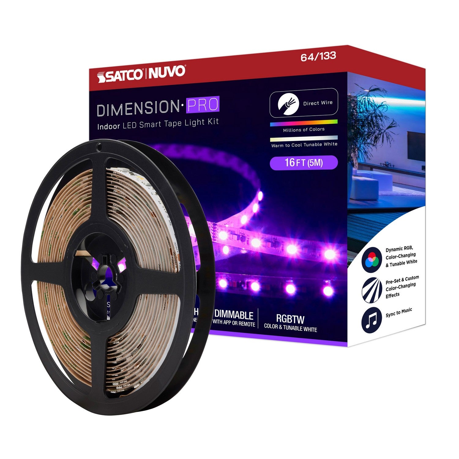 Nuvo Lighting - 64-133 - LED Tape Light Strip - White