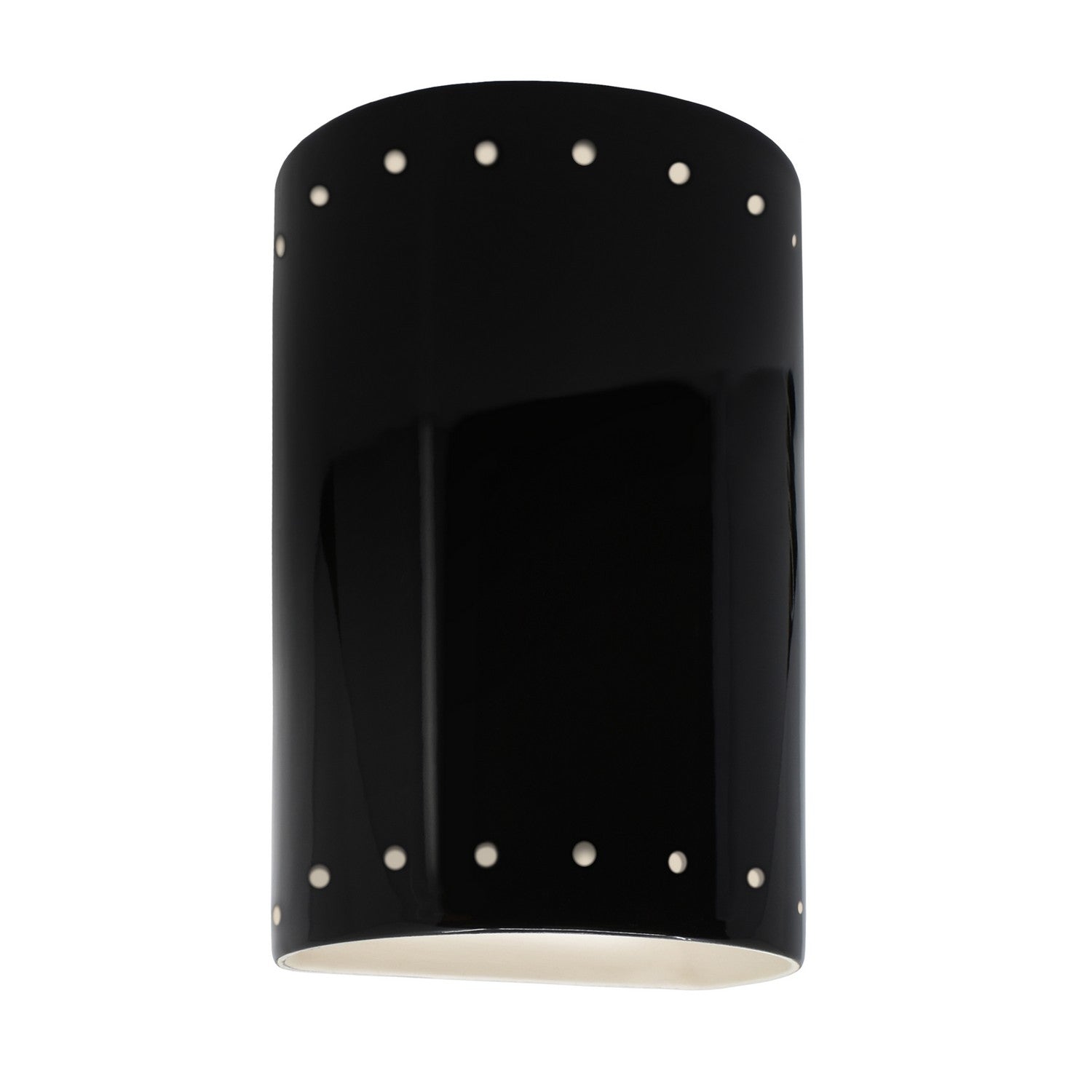 Justice Designs - CER-5990W-BLK - Wall Sconce - Ambiance - Gloss Black