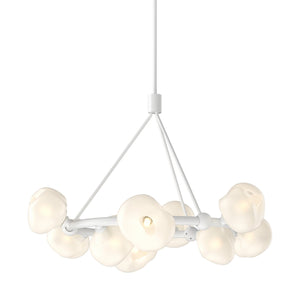 Hubbardton Forge - 131069-SKT-MULT-02-FD0710 - Nine Light Pendant - Ume - White