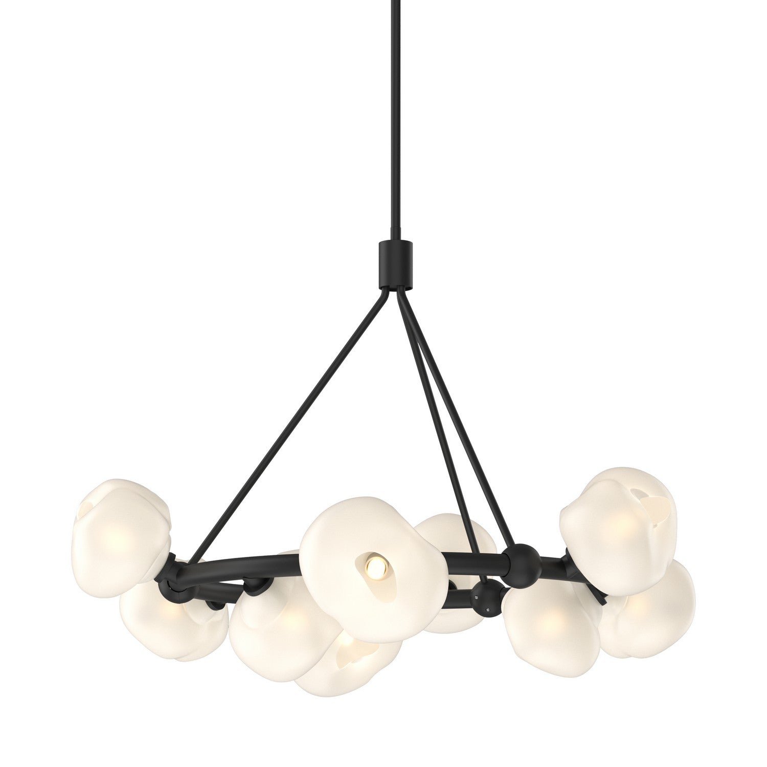 Hubbardton Forge - 131069-SKT-MULT-10-FD0710 - Nine Light Pendant - Ume - Black