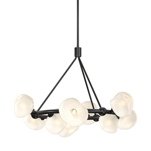 Hubbardton Forge - 131069-SKT-MULT-89-FD0710 - Nine Light Pendant - Ume - Ink