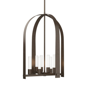 Hubbardton Forge - 131071-SKT-MULT-05-FD0611 - Eight Light Pendant - Triomphe - Bronze