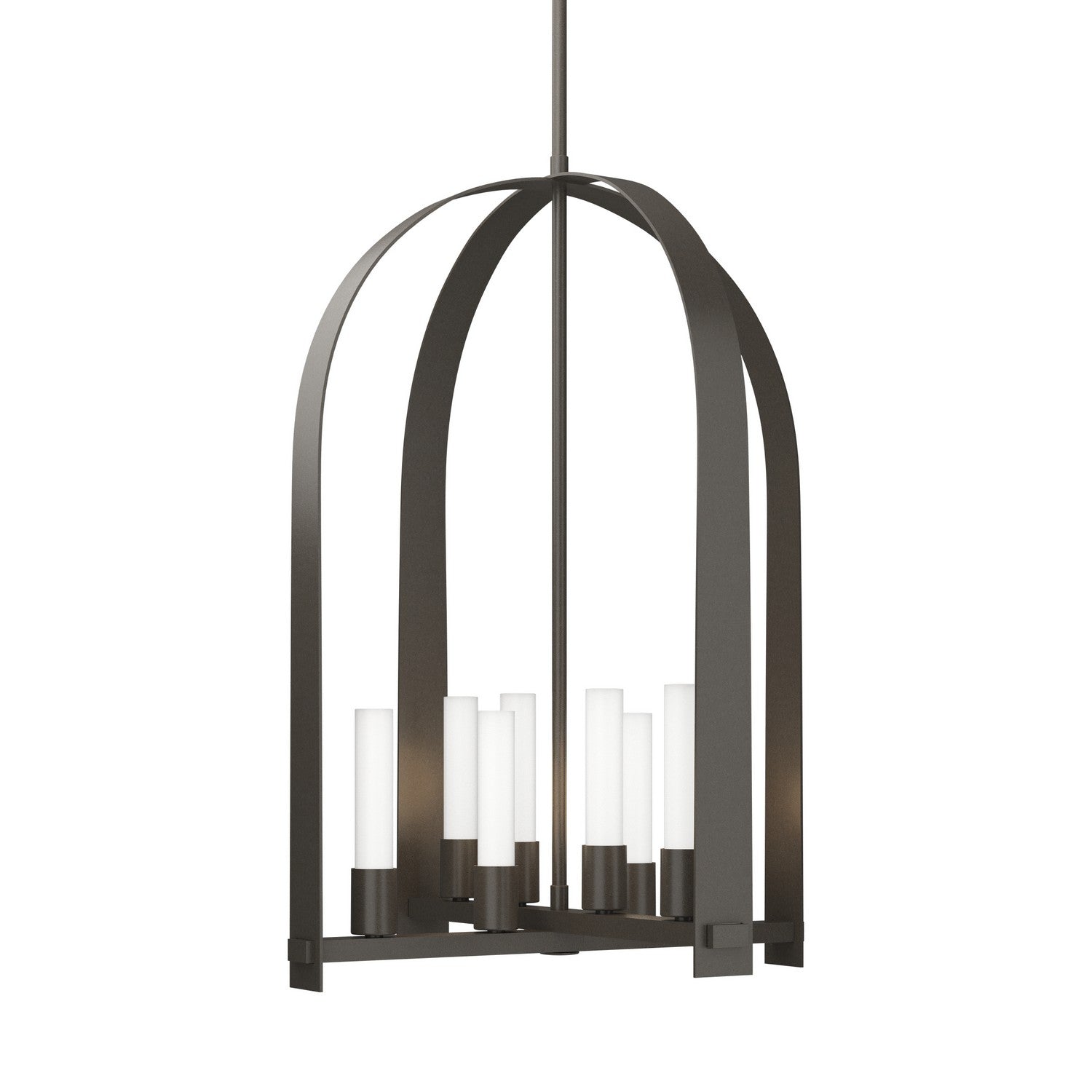 Hubbardton Forge - 131071-SKT-MULT-07-FD0611 - Eight Light Pendant - Triomphe - Dark Smoke