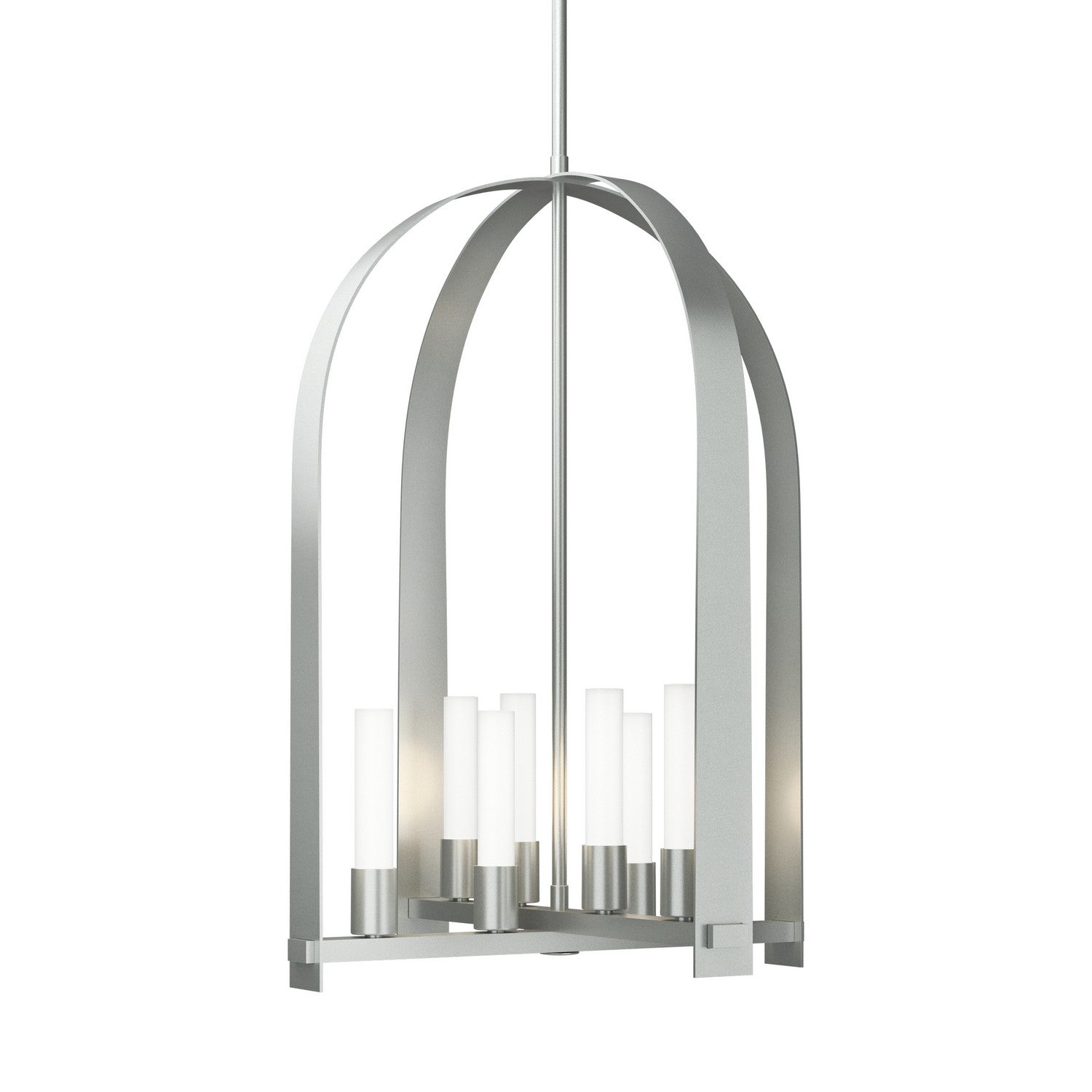 Hubbardton Forge - 131071-SKT-MULT-82-FD0611 - Eight Light Pendant - Triomphe - Vintage Platinum