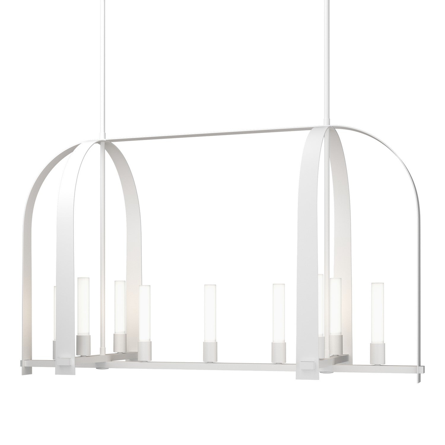 Hubbardton Forge - 131075-SKT-MULT-02-FD0462 - Nine Light Pendant - Triomphe - White