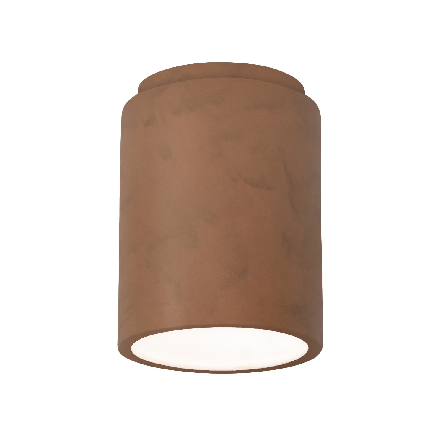 Justice Designs - CER-6100-TERA - Flush-Mount - Radiance - Terra Cotta