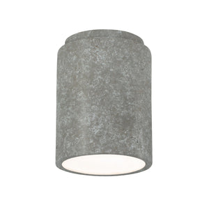 Justice Designs - CER-6100-TRAM - Flush-Mount - Radiance - Mocha Travertine