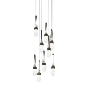 Hubbardton Forge - 131100-SKT-LONG-10-YJ0434 - LED Pendant - Link - Black