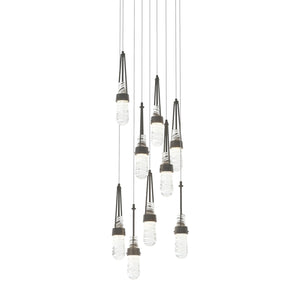 Hubbardton Forge - 131100-SKT-LONG-20-YJ0434 - LED Pendant - Link - Natural Iron